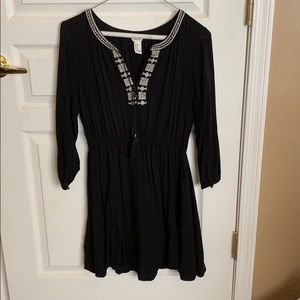 Detailed black dress